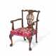 AN IRISH GEORGE II WALNUT ARMCHAIR - photo 1