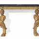 A PAIR OF ITALIAN GILTWOOD CONSOLE TABLES - photo 1