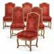 A SET OF SIX REGENCE GILTWOOD CHAISES - photo 1