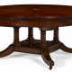 AN ENGLISH VICTORIAN MAHOGANY 'JUPE' STYLE EXTENSION DINING TABLE - фото 1