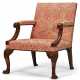 A GEORGE II MAHOGANY ARMCHAIR - photo 1