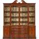 A GEORGE III SATINWOOD AND INLAID BREAKFRONT BOOKCASE - photo 1