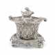 A WILLIAM IV SILVER BUTTER COOLER AND STAND - Foto 1