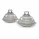 A PAIR OF GEORGE IV SILVER ENTRÉE DISHES AND COVERS - photo 1