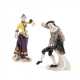 Nymphenburg. PORCELAIN SCARAMOUCHE AND COLOMBINA FROM THE 'COMMEDIA DELL'ARTE' - фото 1