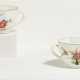 Meissen. PAIR OF OCTAGONAL DOUBLE-HANDLED PORCELAIN CUPS - photo 1