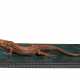 Presumably Germany. NATURALISTIC WOODEN MODEL OF A LIZARD - photo 1