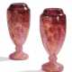 Charles Schneider, Charles. "Schneider".. PAIR OF BALUSTER-SHPAED GLASS VASES "JADES" - фото 1