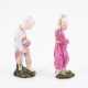 Höchst. PAIR OF PORCELAIN FIGURINES OF AN ''UNEMBARRASSED CHINESE BOY'' AND A ''CHINESE GIRL WITH FAN'' - photo 1