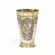 Grigorij Lakomin. VERMEIL SILVER BEAKER WITH FIGURAL DEPICTIONS - photo 1