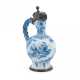 Presumably Hanau. NARROW-NECKED CERAMIC JUG WITH CHINOISERIES - photo 1