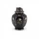 Bunzlau. PORCELAIN SCREW-TOP BOTTLE WITH FLORAL RELIEF APPLICATIONS - фото 1