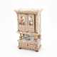 France. MINIATURE FAIENCE PORCELAIN BUFFET CABINET - фото 1