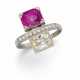 BURMA-RUBY-DIAMOND-RING - photo 1