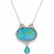 OPAL-DIAMOND-NECKLACE - photo 1