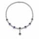 Hornemann. SAPPHIRE-DIAMOND-NECKLACE - photo 1