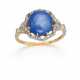 . SRI LANKA SAPHIRE-DIAMOND-RING - photo 1