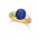 . BURMA SAPPHIRE-DIAMOND-RING - photo 1