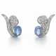 . SAPPHIRE-DIAMOND-EAR CLIP ONS - фото 1