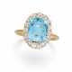 . AQUAMARINE-DIAMOND-RING - photo 1