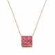 BURMA RUBY-PENDANT-NECKLACE - фото 1