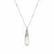 PEARL-DIAMOND-PENDANT-NECKLACE - photo 1