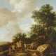 Pieter de Molijn. Landscape with two Farm Carts and Pedestrians on the Way - photo 1