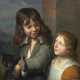 Haarlemer Schule, 17th century. Two Children with a Black Cat - фото 1