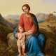 Johann Nepomuk Ender. Madonna mit Kind vor weiter Landschaft - Foto 1