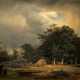 Andreas Achenbach. Farm Cottage on the Edge of the Forest with Rainbow - photo 1