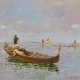 Rubens Santoro. Venetian Gondola on the Open Sea - photo 1