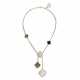 VAN CLEEF & ARPELS MOTHER-OF-PEARL AND ONYX 'MAGIC ALHAMBRA' NECKLACE - фото 1