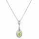 COLOURED DIAMOND AND DIAMOND PENDENT NECKLACE - фото 1