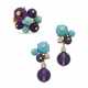 NO RESERVE – CARTIER SET OF AMETHYST, TURQUOISE AND DIAMOND 'LES DÉLICES DE GOA' JEWELLERY - Foto 1