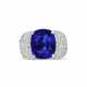 SAPPHIRE AND DIAMOND RING - photo 1