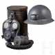 Stahlhelm M 39 für die französische Marine sowie Gasmaske - Foto 1