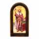 Icon of the Holy Blessed Prince Alexander Nevsky on porcelain. - photo 1