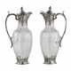 A pair of Regency style crystal jugs in silver from CHRISTOFLE. - photo 1