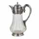 French glass jug for water in silver. Late 19th century. - Foto 1