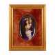 A porcelain plaque of the 19th century Girl with a jug. - Foto 1