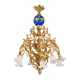 French gilded bronze chandelier Napoleon III. XIX century. - photo 1