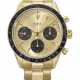 ROLEX. A RARE AND ATTRACTIVE 18K GOLD CHRONOGRAPH WRISTWATCH WITH BRACELET - фото 1