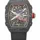 RICHARD MILLE. AN EXTREMELY RARE AND HIGHLY ATTRACTIVE LIGHTWEIGHT CARBON TPT&#174; AUTOMATIC SKELETONIZED WRISTWATCH - фото 1