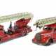 2 x Feuerwehr-Leiterwagen unbekannter Hersteller, … - фото 1