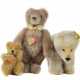 3 Bären Steiff, 2 x original Teddy, 1 x blond gegl… - Foto 1