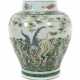 Famille verte Vase China, Kangxi-Zeit, Porzellan, … - photo 1