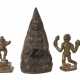 Lama und 4 Miniaturen U. a. Tibet, alt, alles Bron… - фото 1