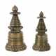 2 Stupas Tibet, 18./19. Jh., oder früher, Kadam St… - Foto 1