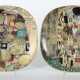 2 Wandteller ''Gustav Klimt - Phantastische Meiste… - photo 1