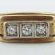 Ring mit Diamanten 1960er Jahre, Gelbgold 585, ca.… - photo 1